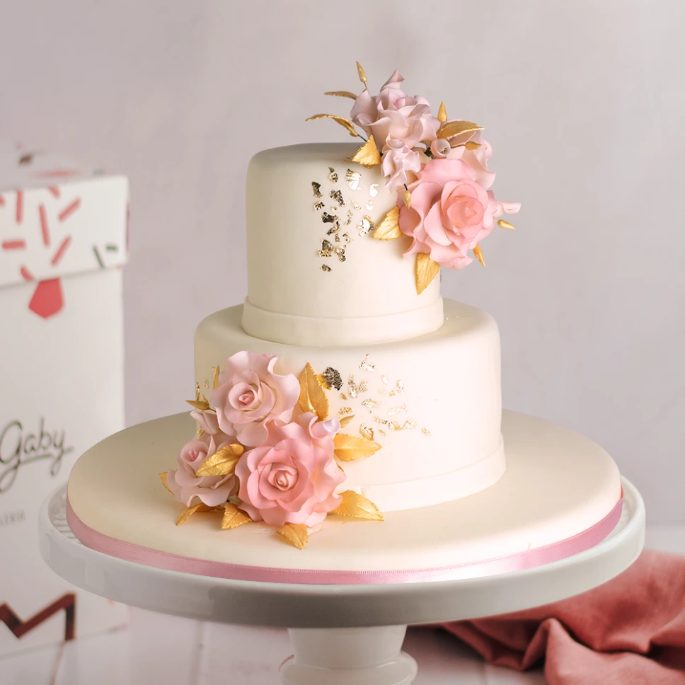 [020020020010377] TORTA BLOOM DELUXE (2 PISOS)