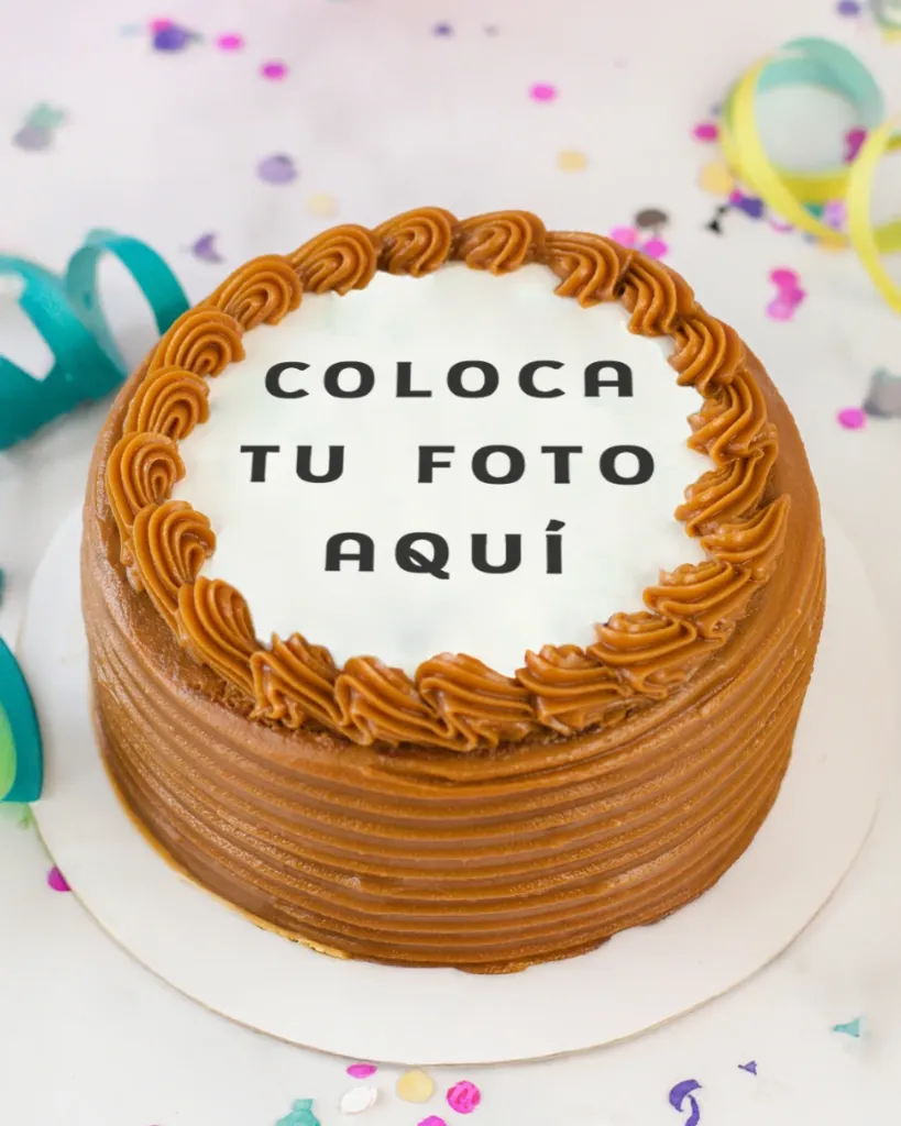 [020020020040004] FOTORTA BAÑO MANJAR (RELLENO FUDGE Y MANJAR) (MINI, VAINILLA)