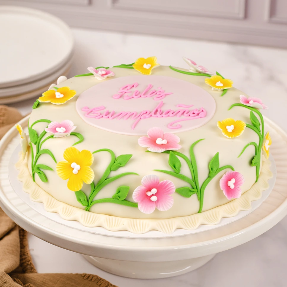 [020020020010065] TORTA FLORES PRIMAVERA (MEDIANO)