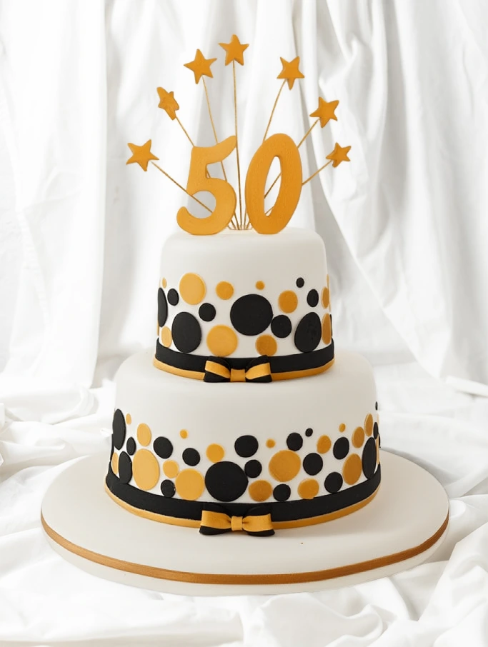 [020020020010125] TORTA GOLDEN CELEBRATION (VAINILLA)