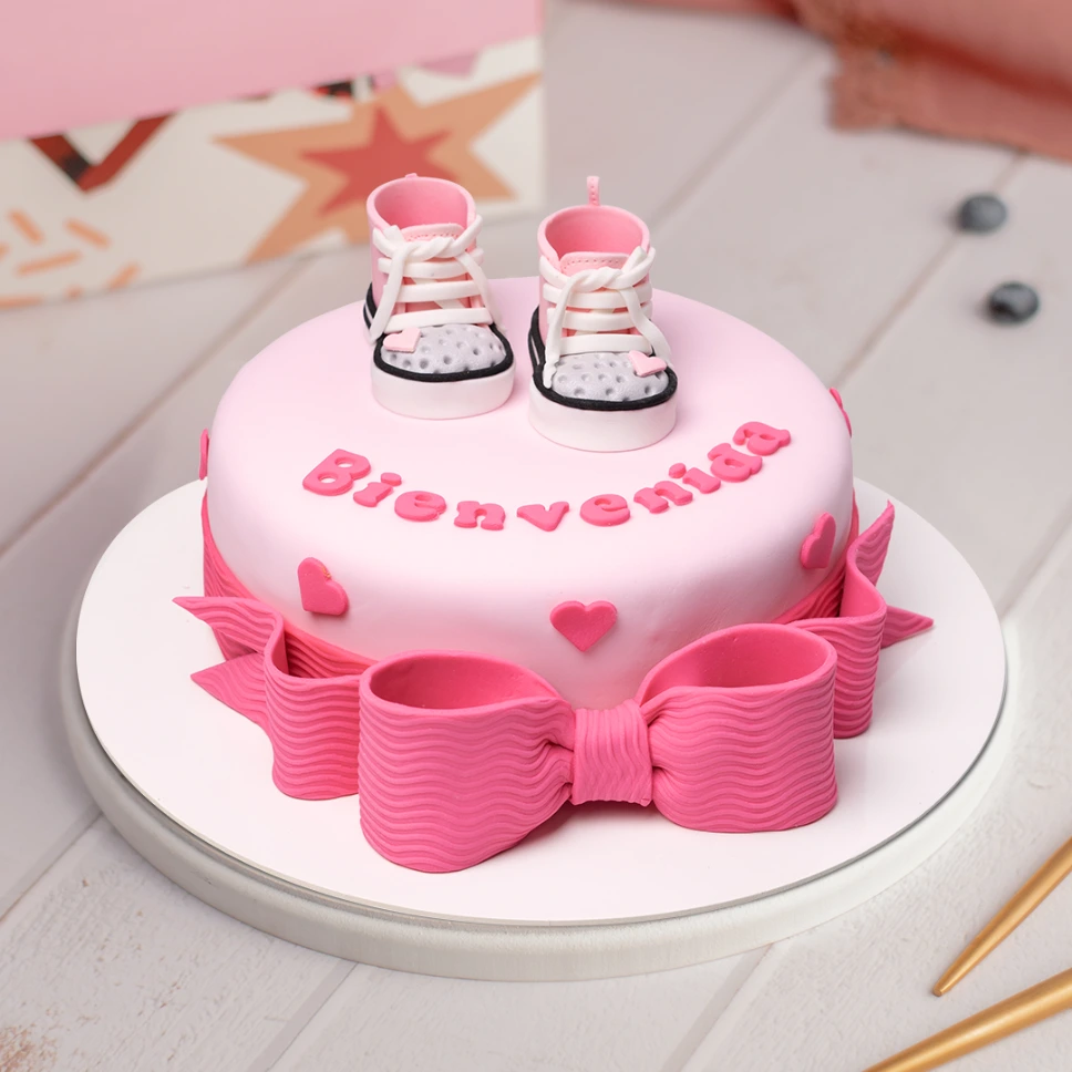 [020020020010009] TORTA BABY PINK (VAINILLA)