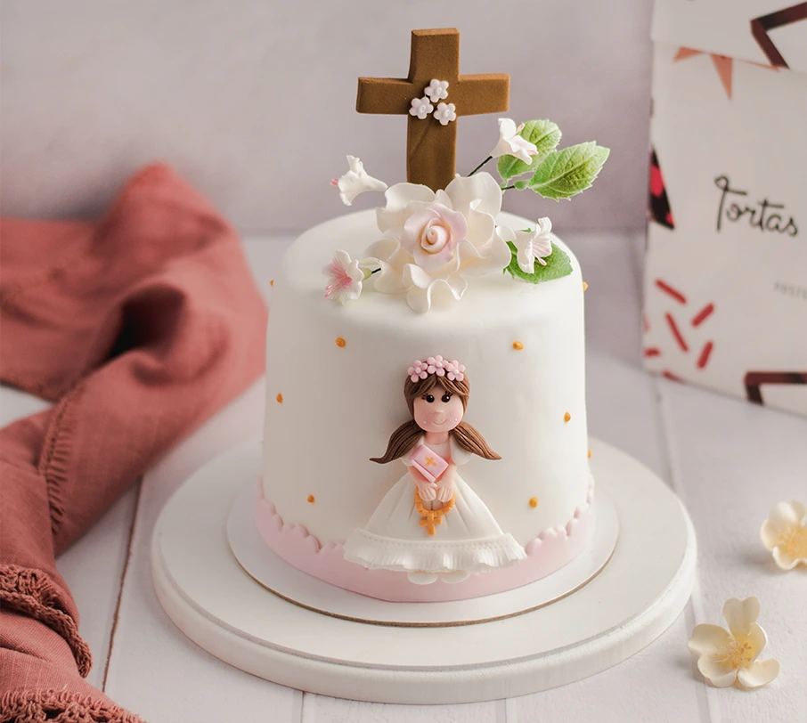 [020020020010253] TORTA FLOR DE FE (VAINILLA)