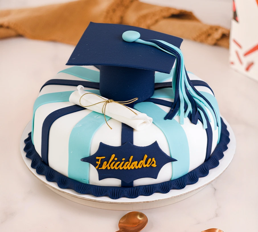 [020020020010044] TORTA EXCELENCIA AZUL (MEDIANO, CHOCOLATE)